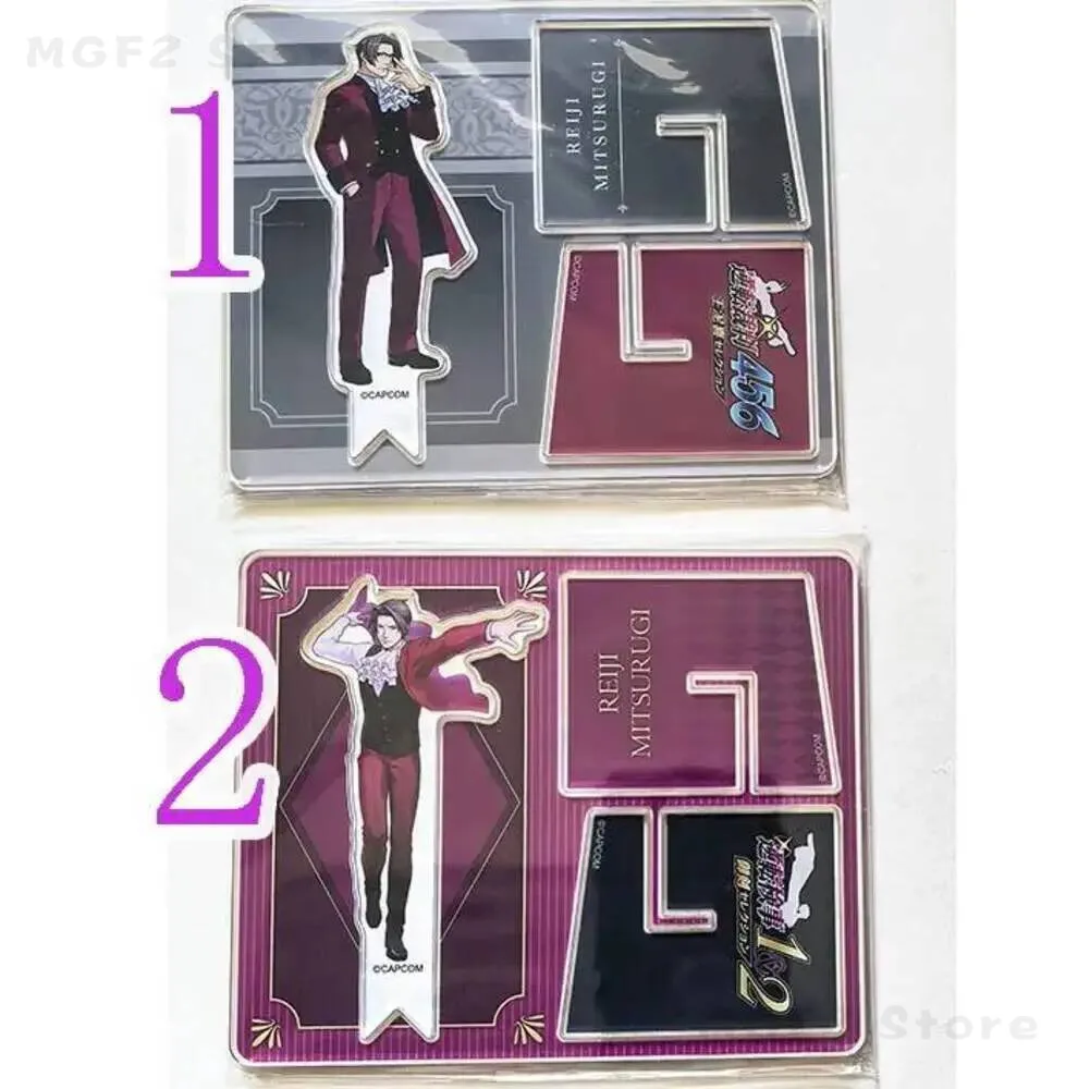 

Акриловая фигурка-стенд Ace Attorney: Майлс Эджворт, Мэй Карума, стоящие персонажи, индикаторная табличка, украшение для косплея, мультяшный дизайн, рождественский подарок