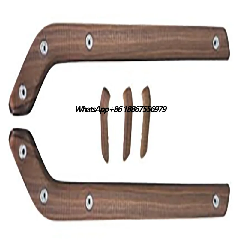 

2020+ Defender Glossy Black and Carbon Look Interior Trim Kit Wooden Brown Body Parts with Black Features