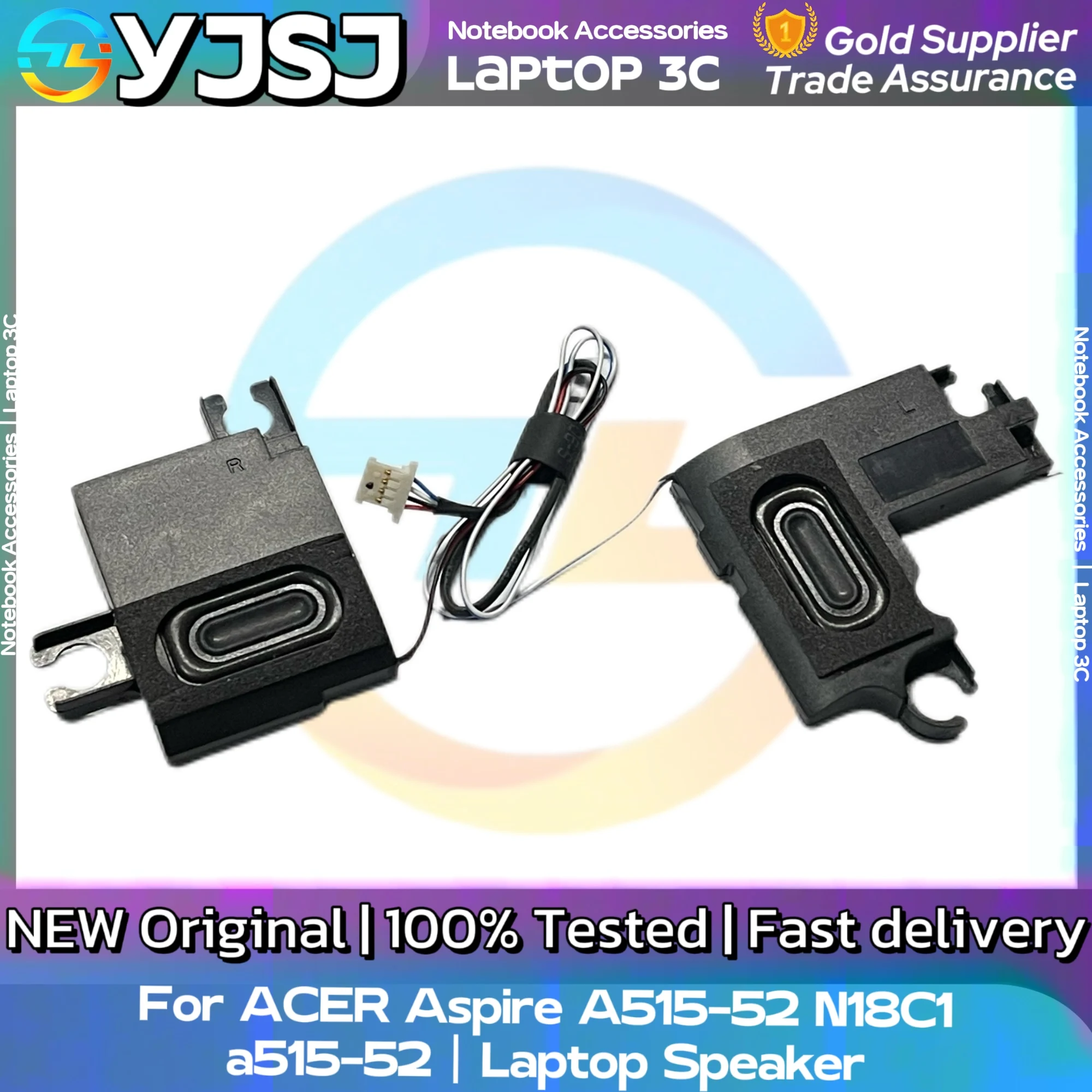 Nowy oryginalny głośnik do laptopa ACER ASPIRE 5 A515-52 A315-33 N18C1 a515-52 wbudowany głośnik tubowy audio PK23000WW00 — zdjęcie produktu 3