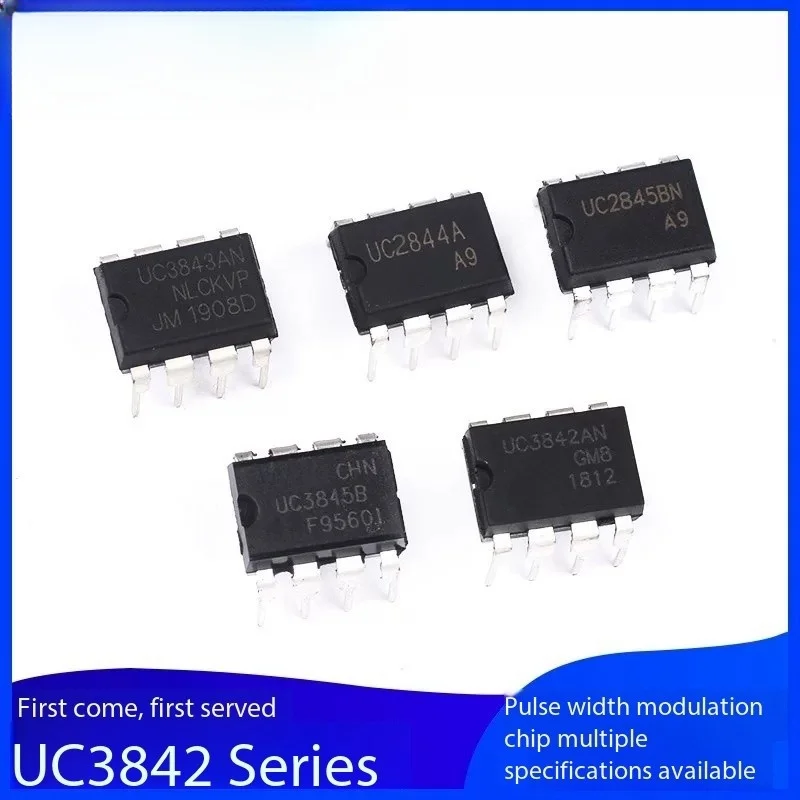 

2PCS UC3842AN 3843/3845B/2844A/2845BN current mode PWM pulse width modulator IC