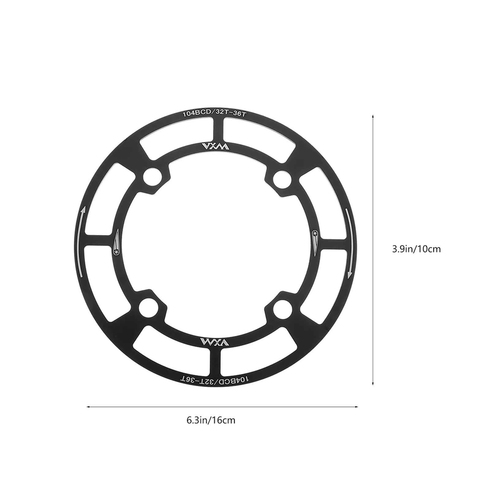 Bicycle Chainring Cover Bike Guard Sprocket Crankset Protector Plate Mountain Supply Folding Shield Aluminum Alloy