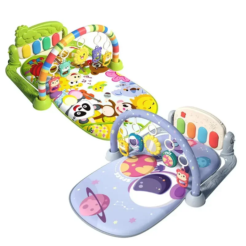 Baby Gym Music Pedal Piano Toy 0-36 Months Newborn Baby Piano Game Mat