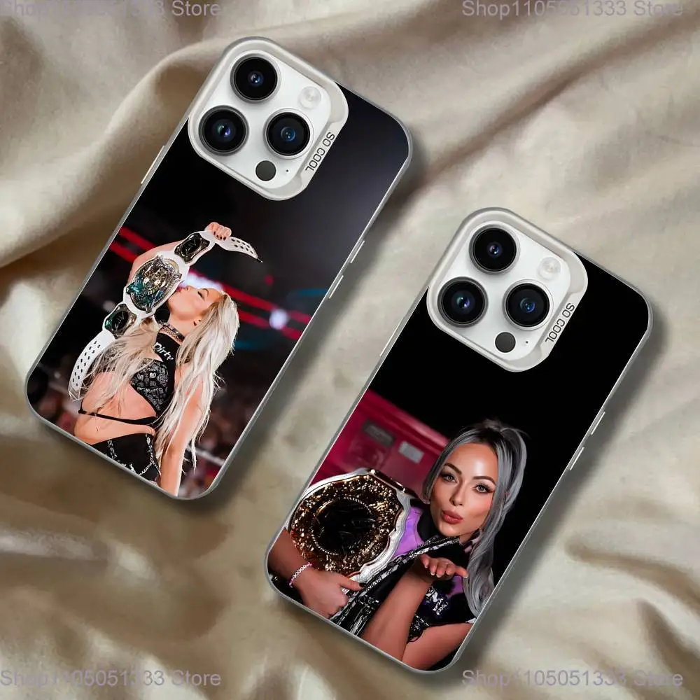 

L-Liv Morgan Phone Case For iPhone 16,15,14,13,12,11,Pro,XS,Max,Plus,Mini,SE White Candy Matte Shockproof Cover