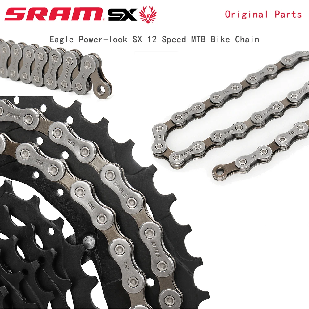 Sram SX Eagle 12 velocidades 12V MTB cadena de bicicleta 1x12S eslabones bloqueo de energía enlace rápido ciclismo 126 eslabones cadena de bicicleta de montaña Original