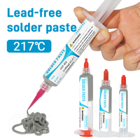 Lead-free high temperature solder paste Sn99 Ag0.3 Cu0.7, needle tube solder paste, mobile phone USB plug repair, LED soldering