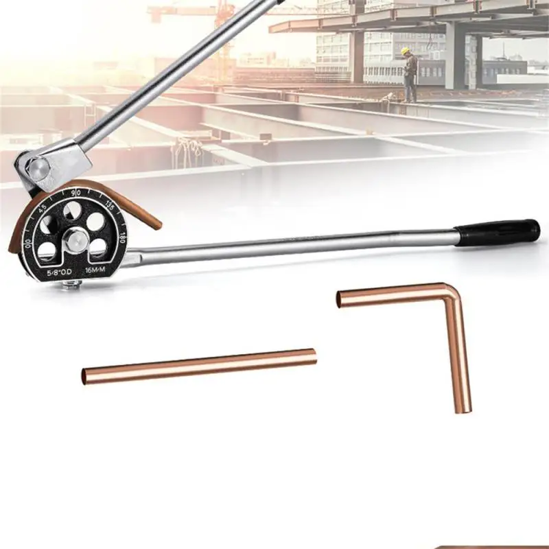 180-degree Tube Bender Non-slip Handle Design 6mm 1/4 O.D.Tubing Strong Bend Copper Pipe Stainless Steel Tube Iron Pipe