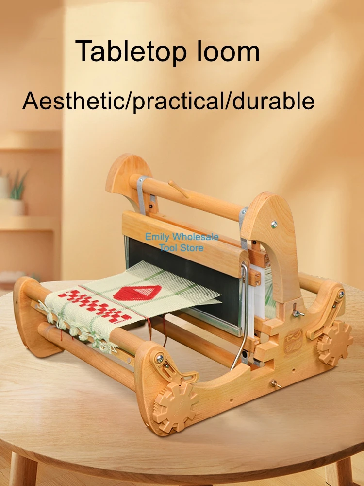 ZZ302 Machine à tisser à la main professionnelle Mini Machine Textile de bureau à domicile Machine à tisser adulte