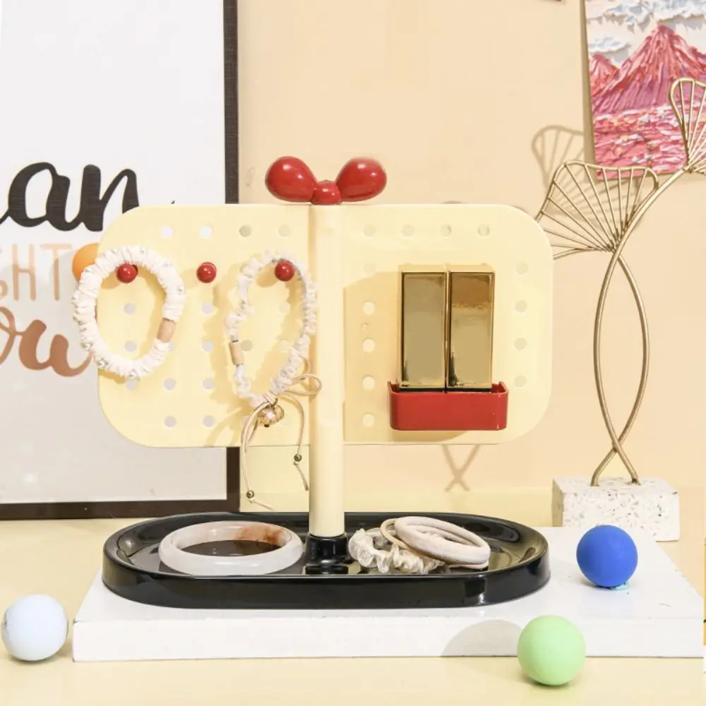 

Multifunctional Perforated Board Storage Rack DIY Removable Tray Pegboard Organizer Adjustable Countertop Decoration Storage Box