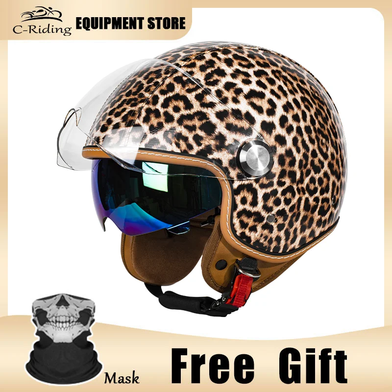 

Новое поступление 3/4 мотоциклетного шлема с открытым лицом и откидным солнцезащитным козырьком, аэродинамический дизайн, уменьшает шум ветра для мужчин и женщин, гонщика