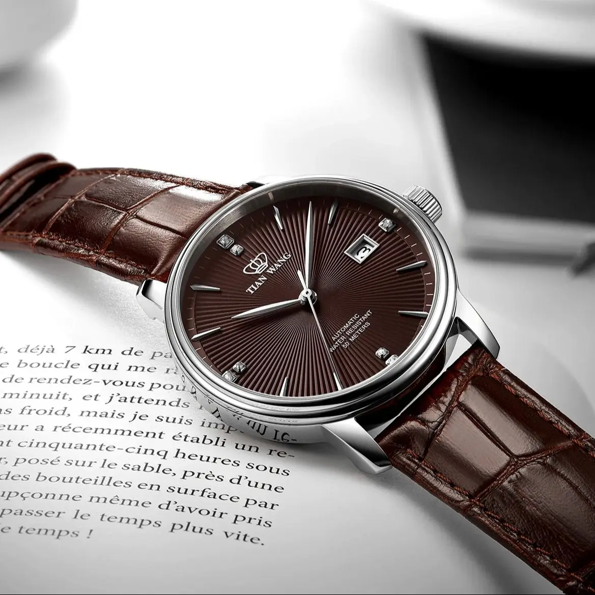 

Alligator Grain Leather Watch Band, Quick Release Genuine Leather Watch Strap 18mm,19mm, 20mm, 21mm 22mm for Men and Women
