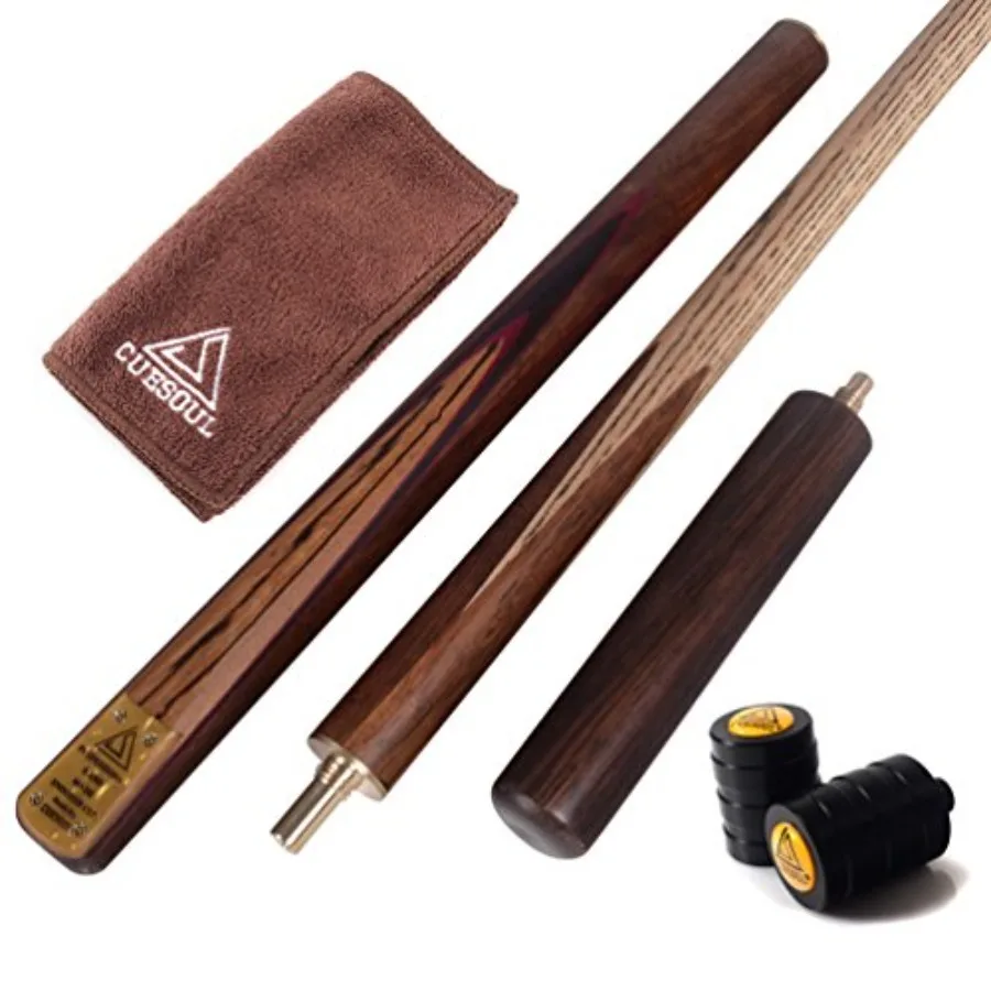 

57" Handcraft 3/4 Jointed Snooker Cue with Mini Butt End Extension +Cue Towel+ Joint Protector