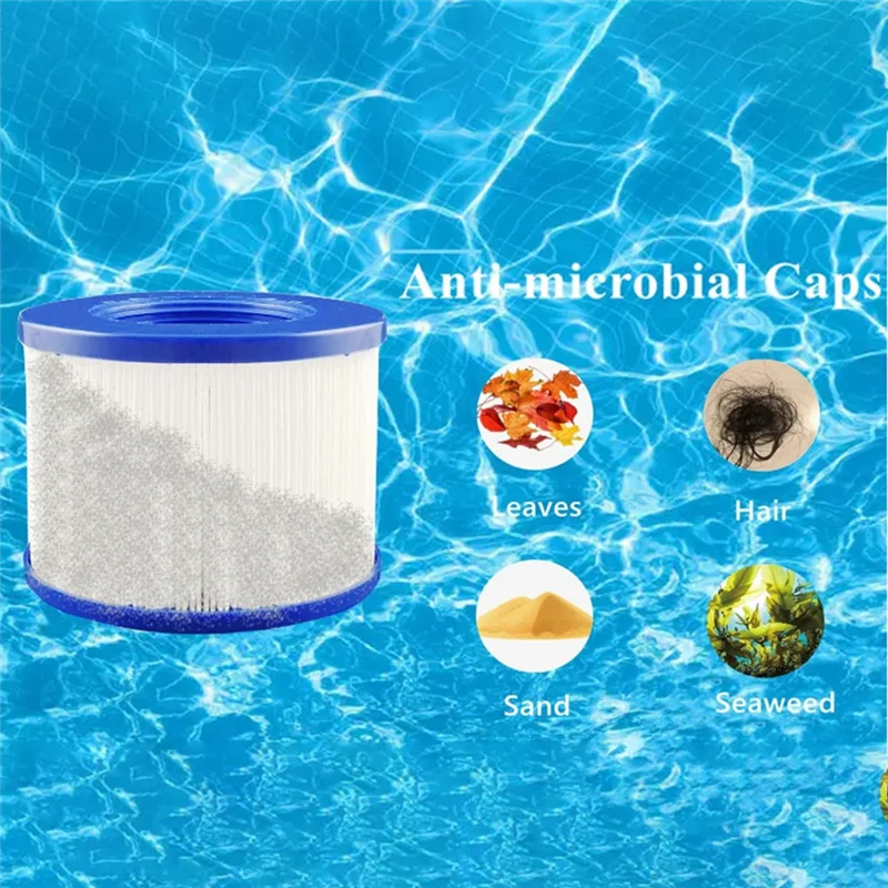 A40Z-Swimming Pool Filter Twin Pack Replacement Pool Filters Cartridge For Wave Spa2020 Pool Pump