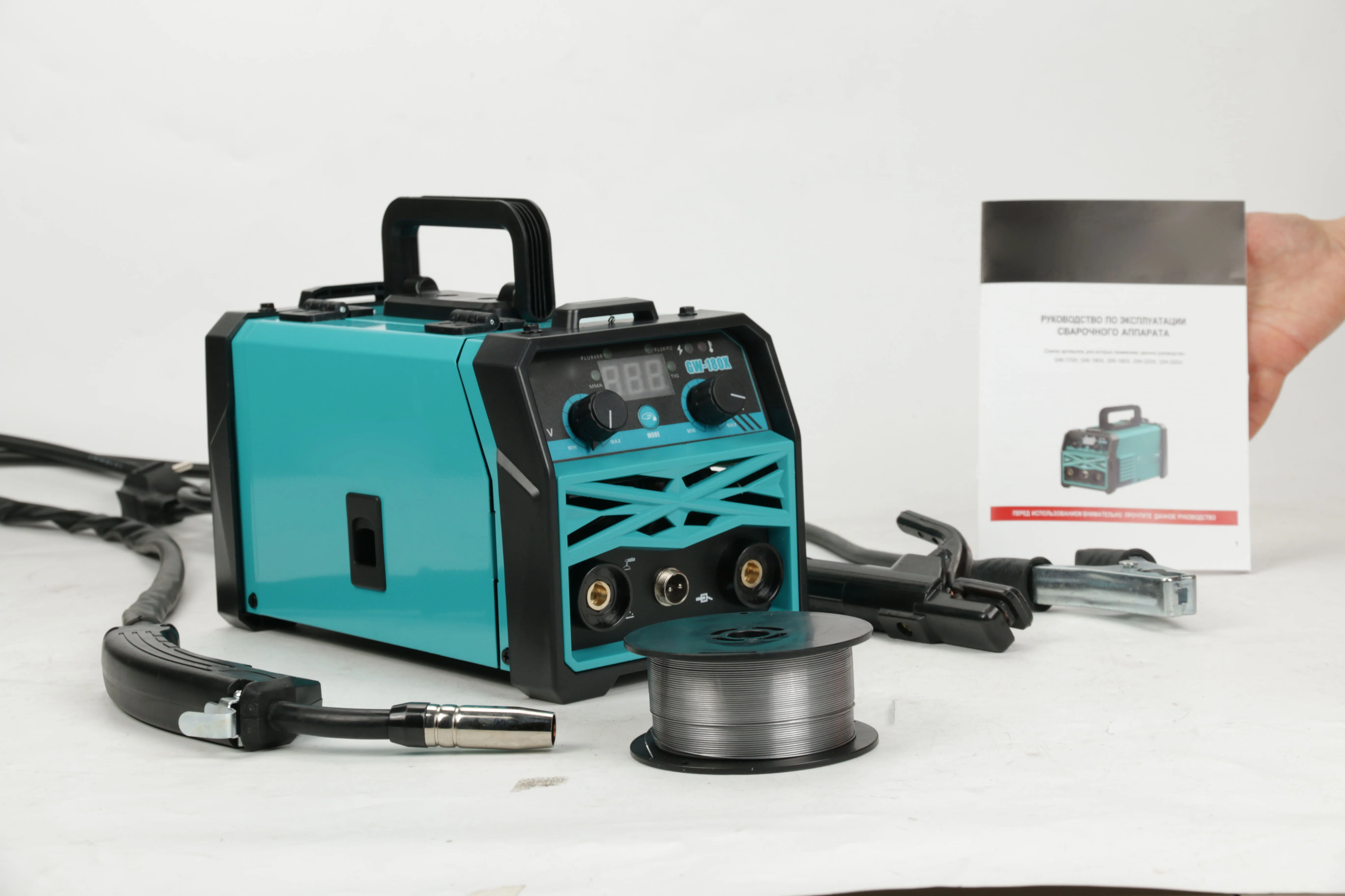 LETSWELD MIG-350 220V Stainless Steel Portable 3kVA Welding Machine 3-in-1 MIG MMA Lift Tig IGBT No Gas Welder 6.5KG