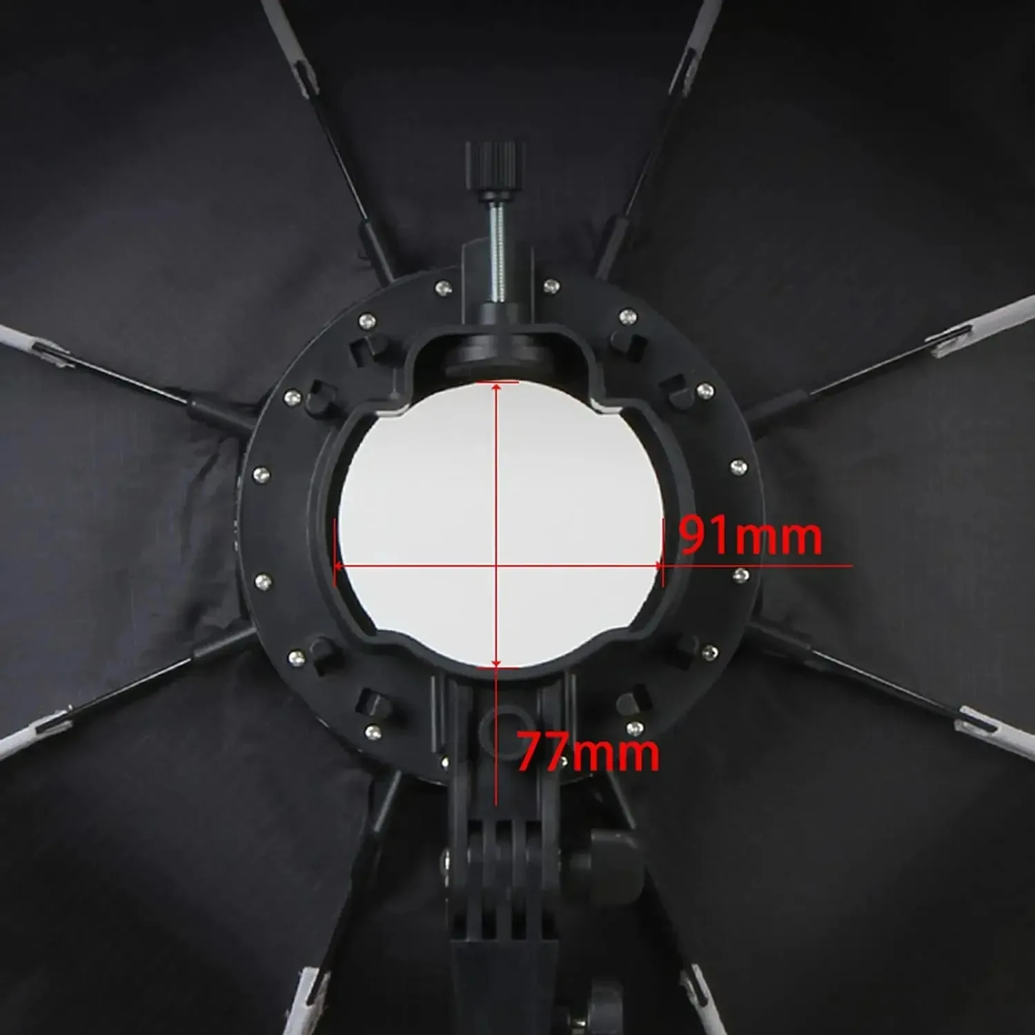 TRIOPO Softbox مثمن محمول ، عاكس بقماش ناعم وقوس S ، Godox V1 AD200 Pro ، 55 ، 21.6in ، 25.6in ، 65