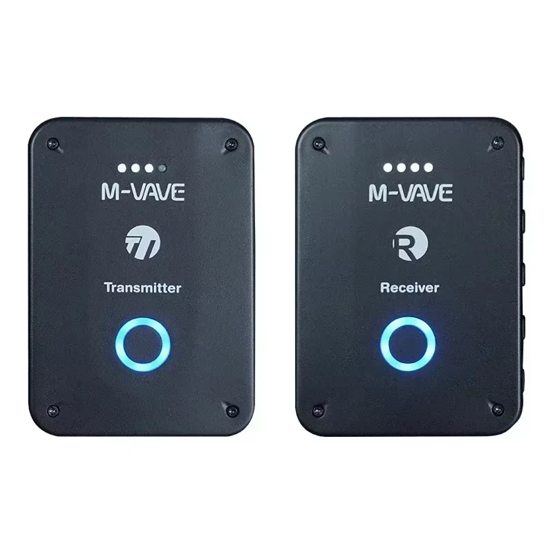 

M-VAVE WP-9 2.4G Rechargeable Wireless Earphone Monitor Transmitter Receiver with Stereo, Mono & Recording Function