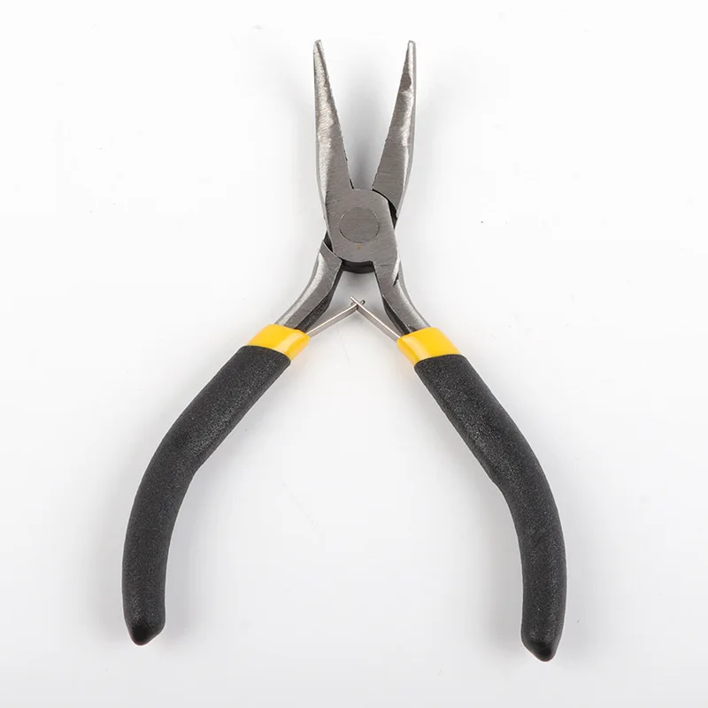 Feronnickel-Kohlenstoffstahl Rundzangen mit Hartmetallspitze für Schmuckherstellung, DIY-Werkzeuge, geeignet für Handarbeit und Perlenarbeiten – Detail 5