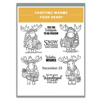 Vánoční razítka a raznice 2024 pro kutily, sada razítek a raznic, roztomilé vyřezávací raznice na narozeninové blahopřání 10 nejlepší prodej razítka a matrice - №5