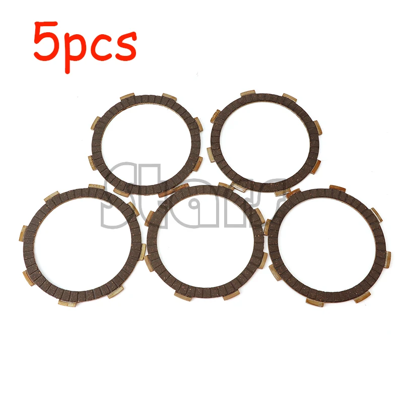 

5 Pcs Fiber Clutch Friction plate kit For Honda CG125 125cc CG150 150cc & Chinese ATV Motorcycle Engine Spare Parts