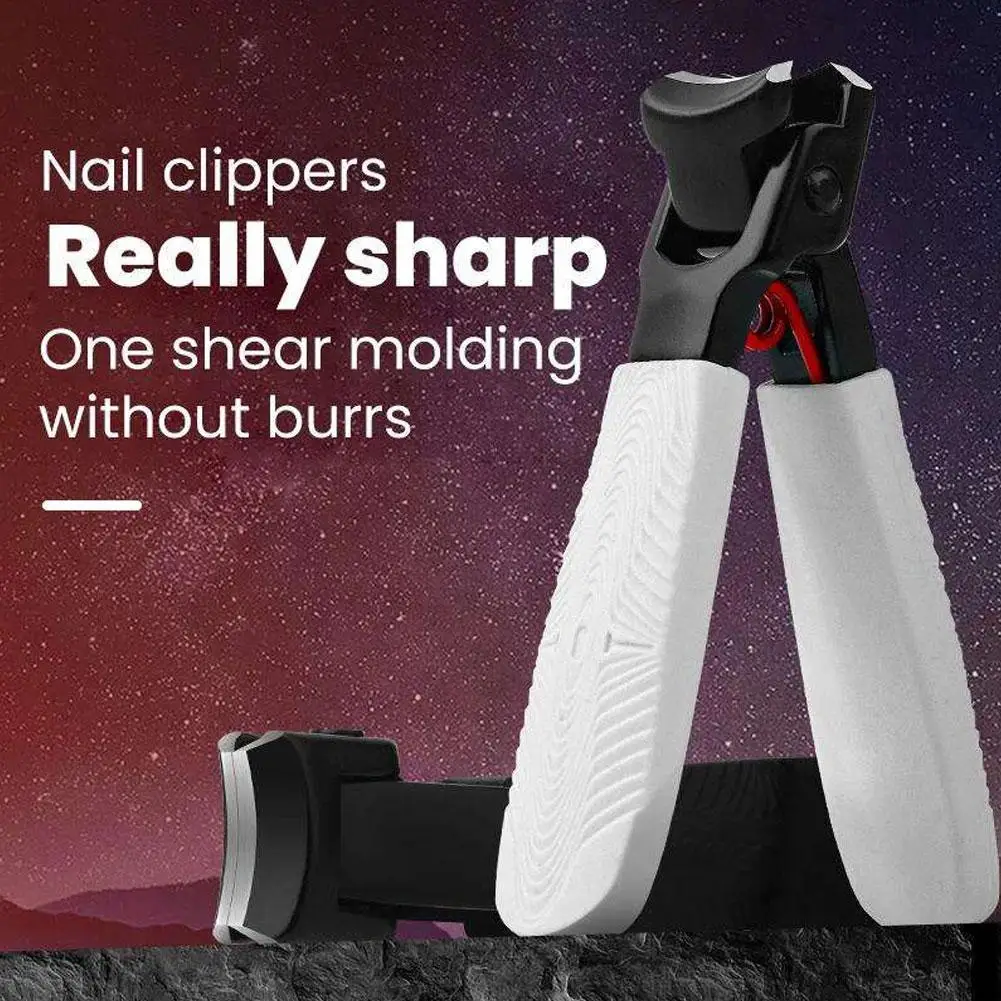Nagelknipser-Set, extra breites Backen-Design, hochwertige Nagelschere aus Metall, scharfe Kanten, langlebiger Zehennagel- und Fingernagelschneider