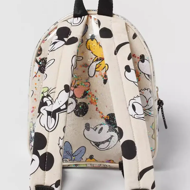 Disney Mickey Minnie Mouse Mochila, Armazenamento De Viagem, Anime Dos Desenhos Animados, Cute Girl Baby Mini Print Backpack, Presentes de Aniversário, Moda