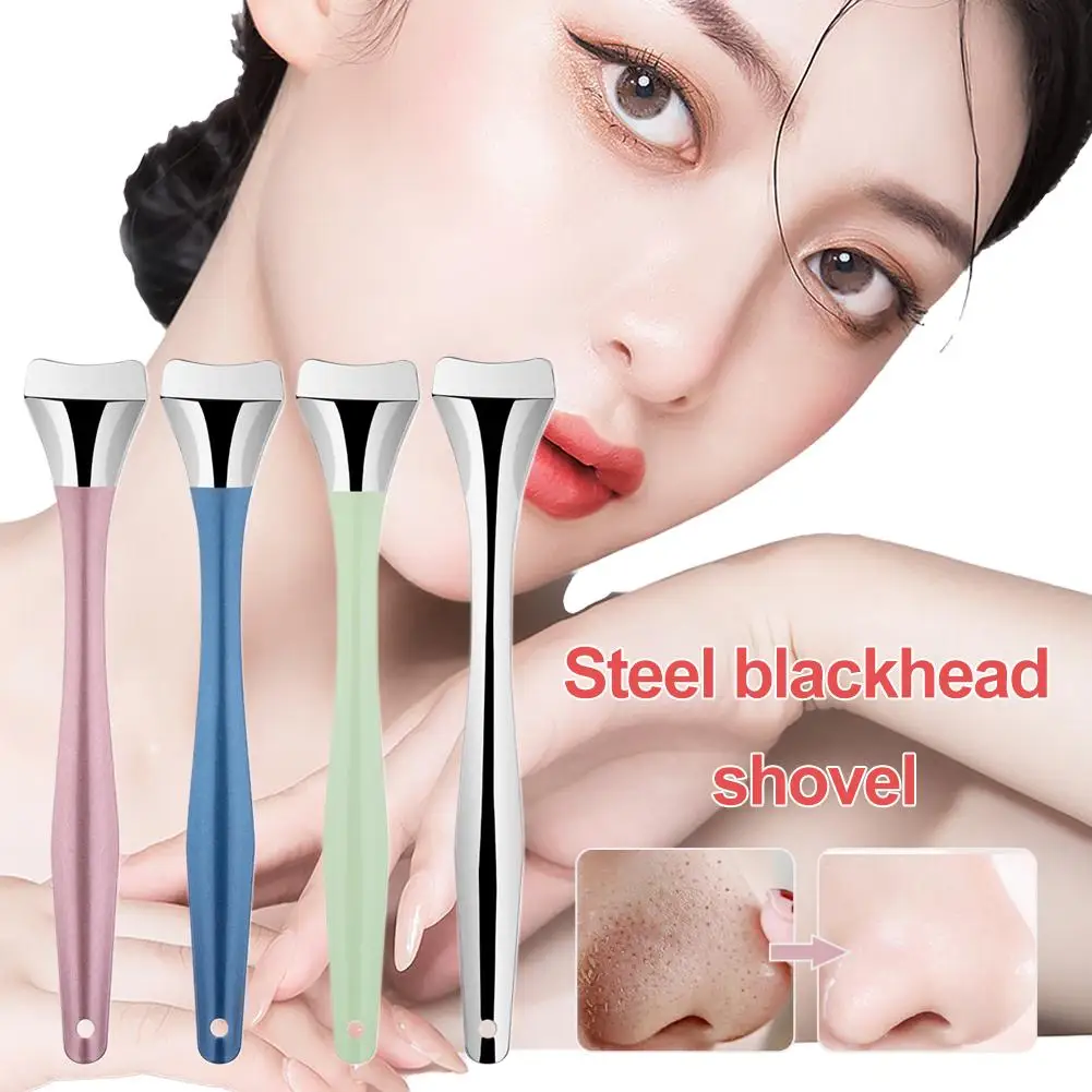 Extracteur professionnel de points noirs en acier inoxydable, outil d'extraction de boutons et de comédons pour usage du visage, 1 pièce, P1A1
