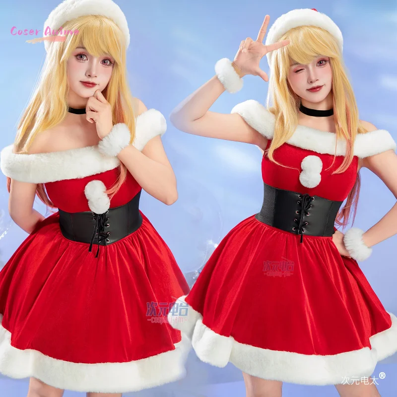 

Аниме My Dress-Up Darling Kitagawa Marin, карнавальный костюм, униформа на Хэллоуин, карнавал, вечеринку, Рождество, ролевая одежда, одежда