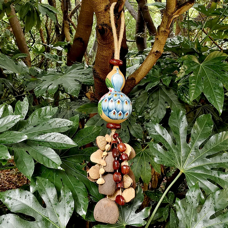 

Hanging Wind Bell Fruit Shell Hand Ring Wind Chimes Relax Decoration Diatonic Windbells Yoga Meditation Sound Therapy Chime Bell