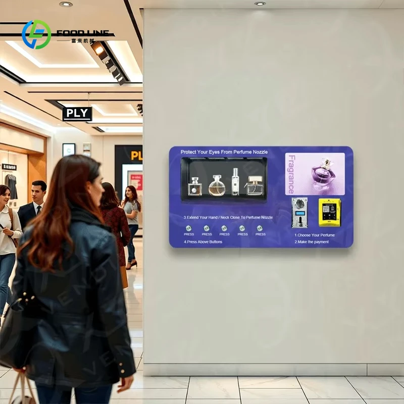 

Latest Sample Wall Mounted Cologne Vending Machines for Perfume Spraying