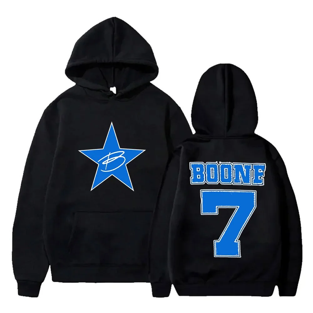 

Benson Boone 7 Logo Hoodies Rollerblades Tour Merch Pullovers Women Men Fashion Hooded Sweatshirts