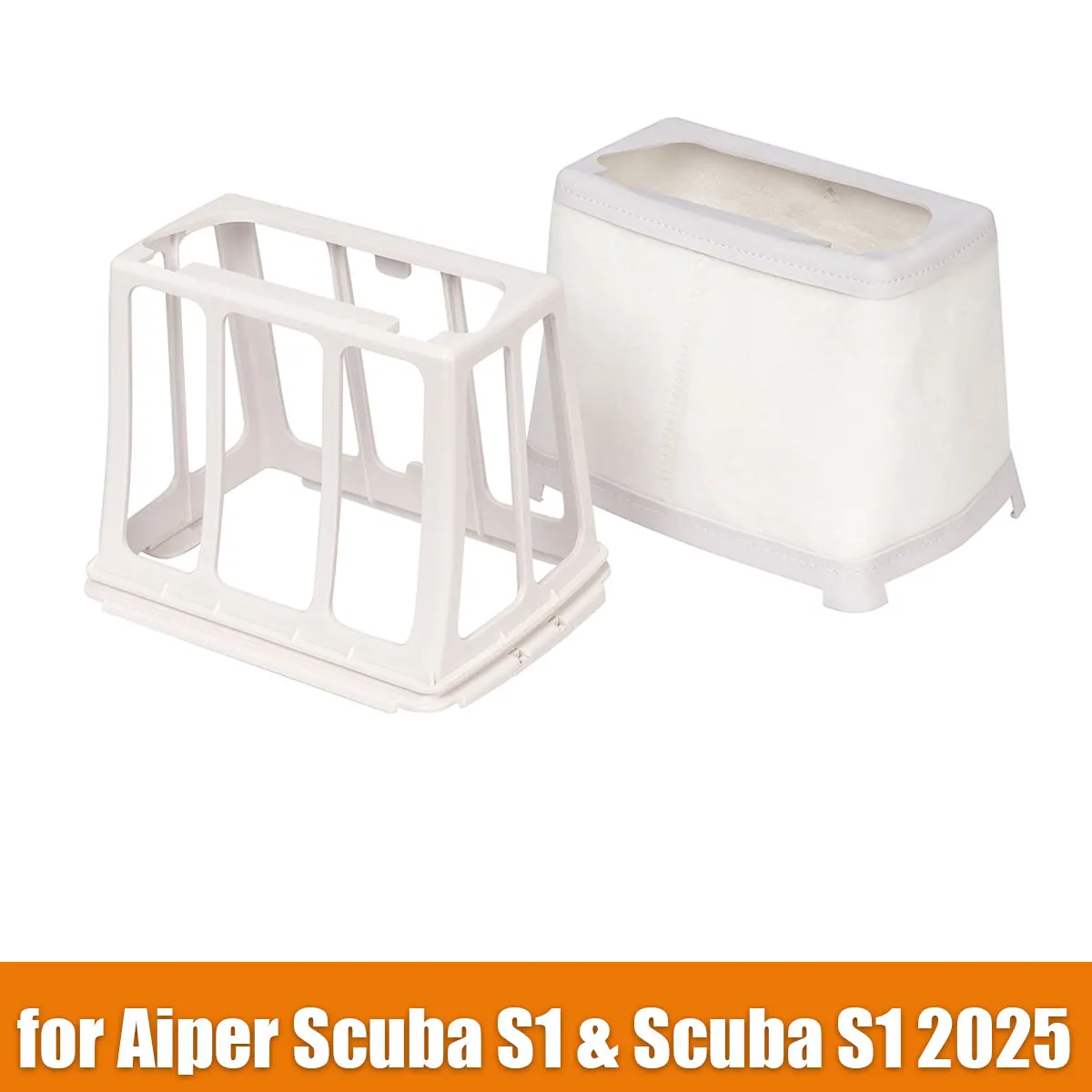 Tissu de remplacement pour panier filtrant ultra-fin, cadre de panier filtrant, tissu de panier filtrant pour robots de piscine Aiper Scuba S1 et 2025