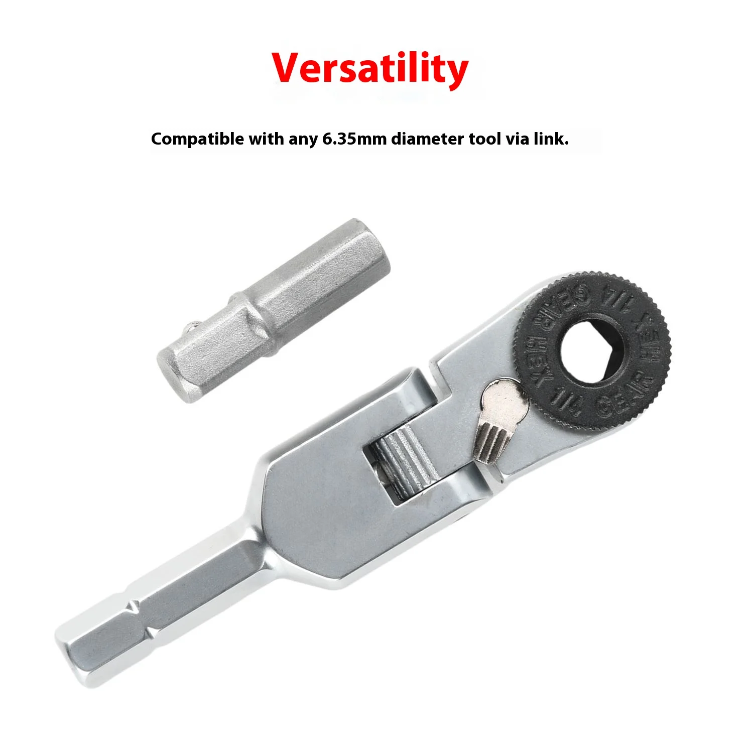 New Socket Torque Wrench Hand Tools 6.35mm Screwdriver Stainless Steel Hexagonal Ratchet Wrench Toughbuilt Mechanic Manual Tools