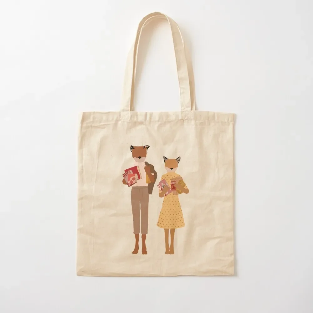 

Special Present fantastic mr. fox family on a motorbike Cute Graphic Gifts Tote Bag Women's shopper tote bags aesthetic Tote Bag