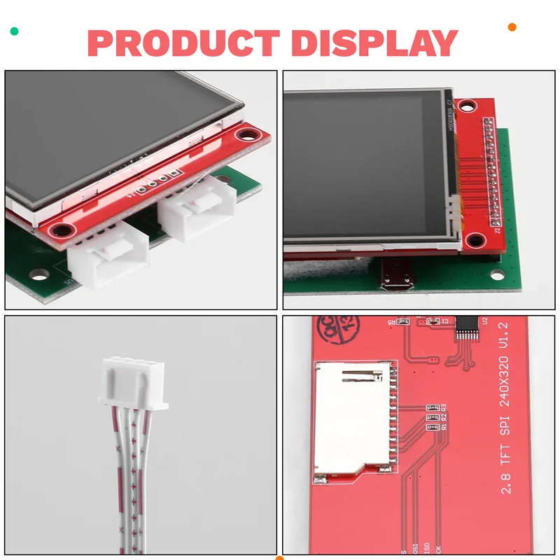 AS95-Sensor Reading Panel Sensor Module Display Panel 7 In1 Co2/PM2.5/TVOC/CH2O T&H Dust Detection Indoor Air Quality Sensor