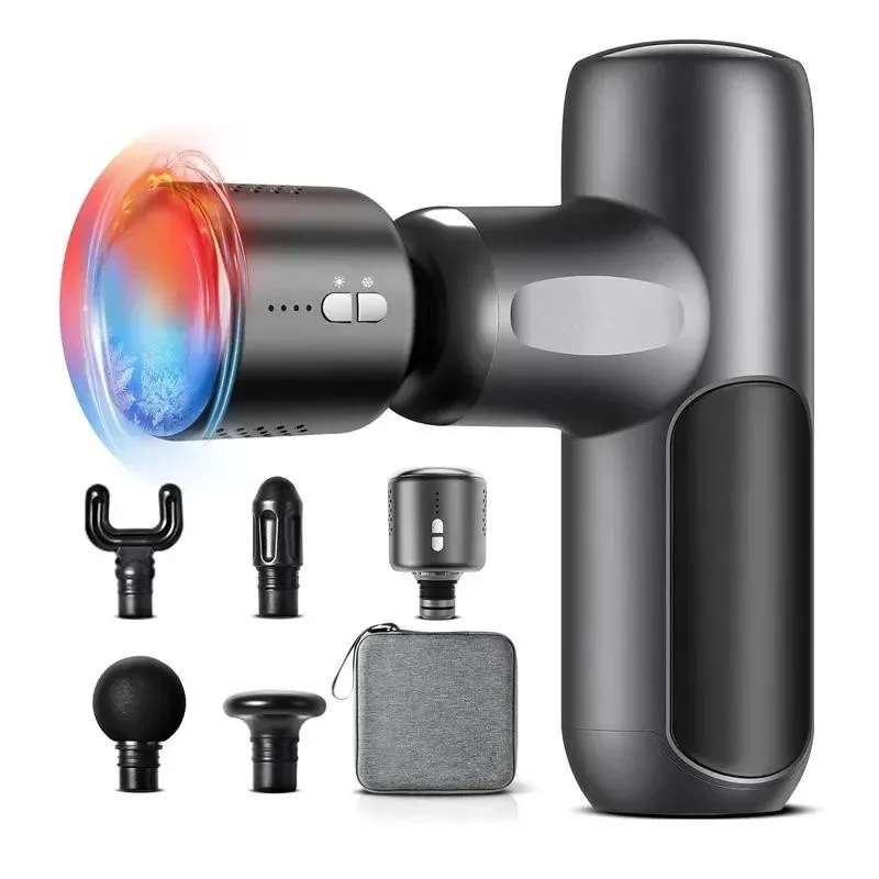 Cold and Hot Compress Professional Electric Myofascial Gun Brushless Motor Mini Muscle Massager