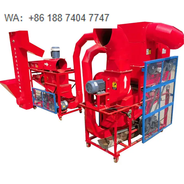 Hot Sale High - Capacity Automatic Feeding Peanut Sheller Stone Removal and Impurity Removal Integrated Machine for Oil Mills