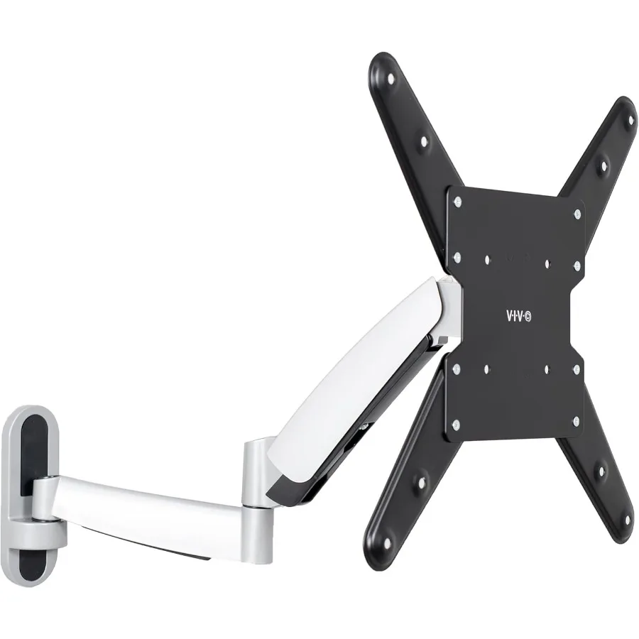 

Полностью шарнирное пневматическое пружинное настенное крепление с регулируемой высотой для телевизоров диаметром от 26 до 55 дюймов с VESA макс. 400x400 мм, идеально подходит для Li