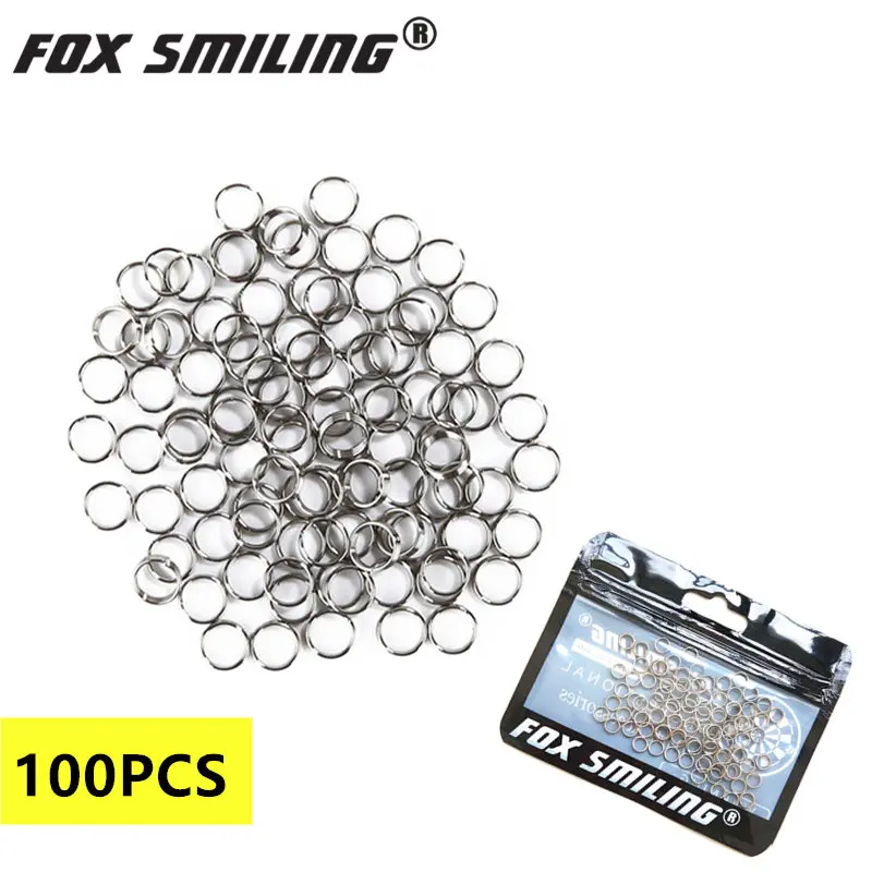 Fox Smiling 100pcs Professional Dart Shaft Steel Ring For Nylon Darts Shafts Dart Accessories With Good Quality