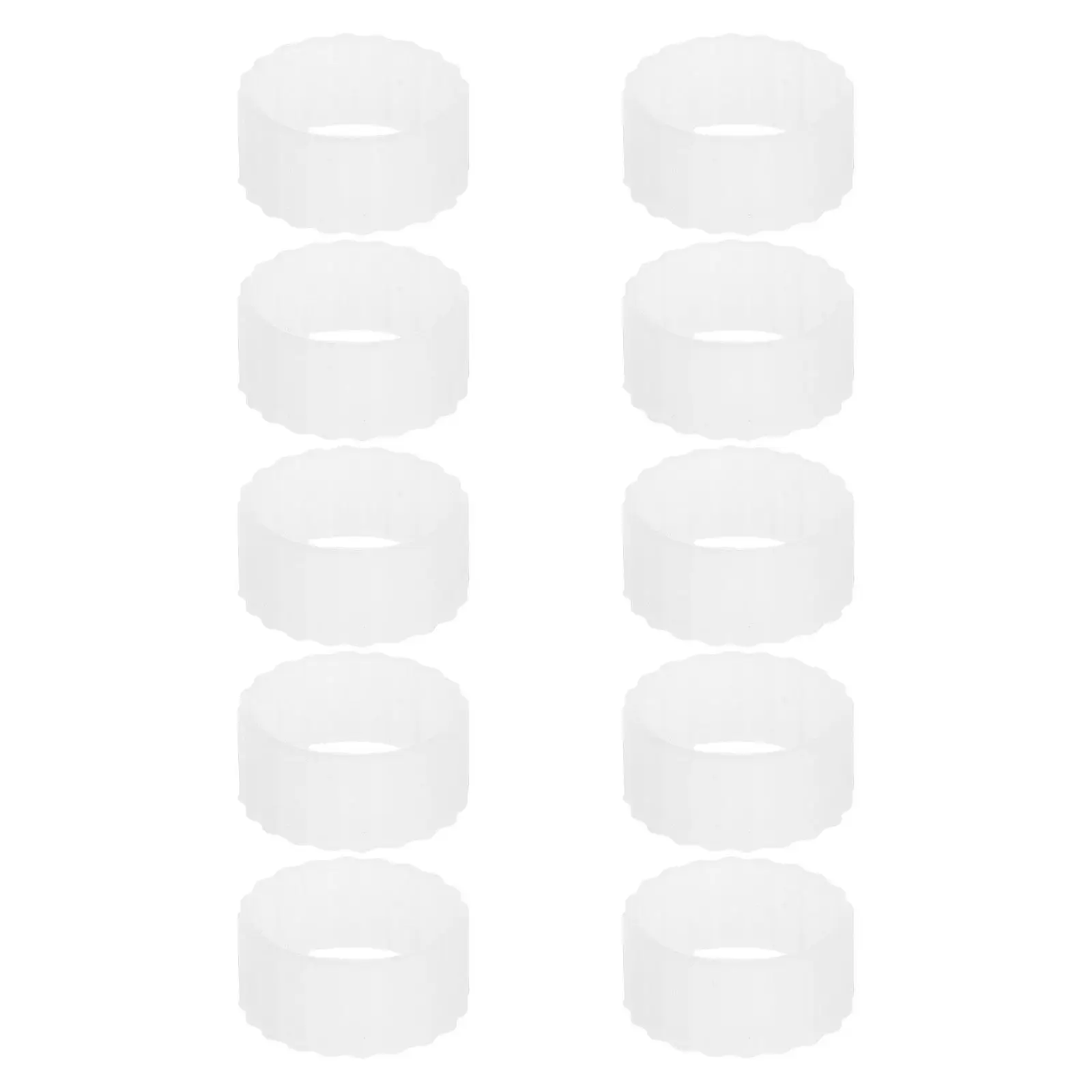 10Pcs Silicone Ring Stabilizer for Taper Candles Rubber Grip Holder Support Accessory Rubber Wax Holder