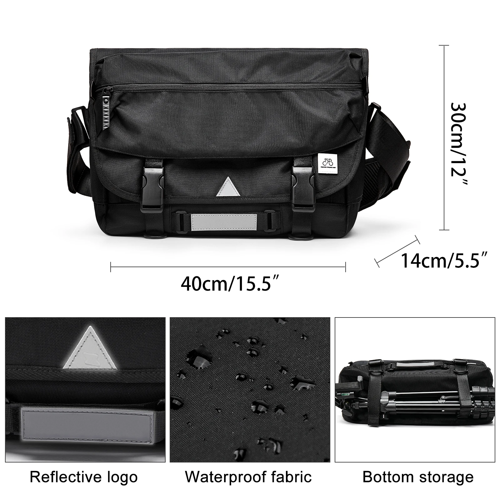 Sling Bag for Men Backpack Multipurpose Large capacity Crossbody Bag Shoulder Messenger Bag Travel Cycling Sports Daypack Purse