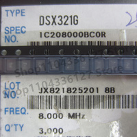 10Pcs/Original Kds Dsx321G 8Mhz Passive Patch Crystal Oscillator 3225 8m 8.000Mhz Ceramic Crystal Oscillator Brand New Genuine