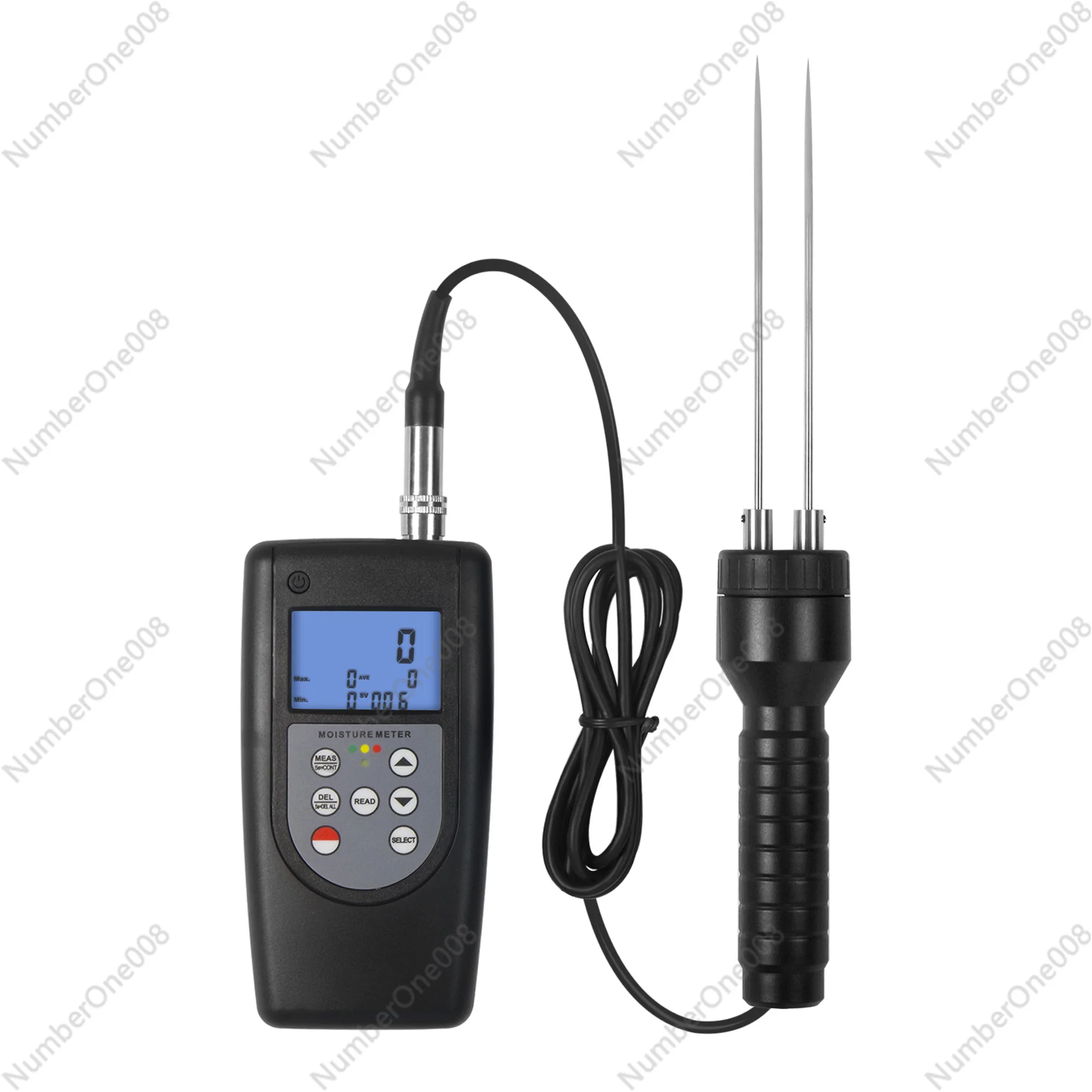 

MC-7828SOIL Needle Type Soil Moisture Detector 0%~80% Measuring Range Conductivity Sensor Digital Soil Moisture Meter