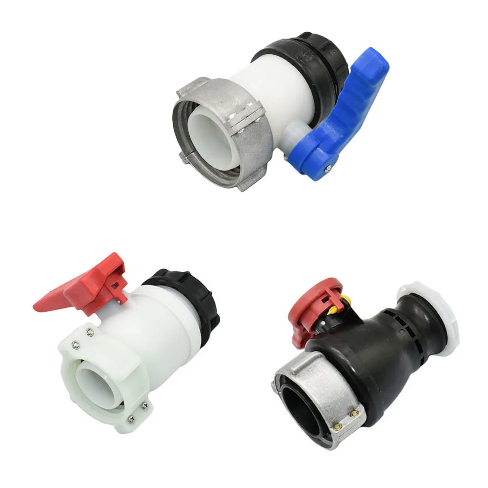 

1000L Ton Barrel Valve Fitting 62mm 75mm 80mm To 58mm G2 S60*6mm IBC Tank Adapter Tap Coupling For Farm Greenhouse Garden