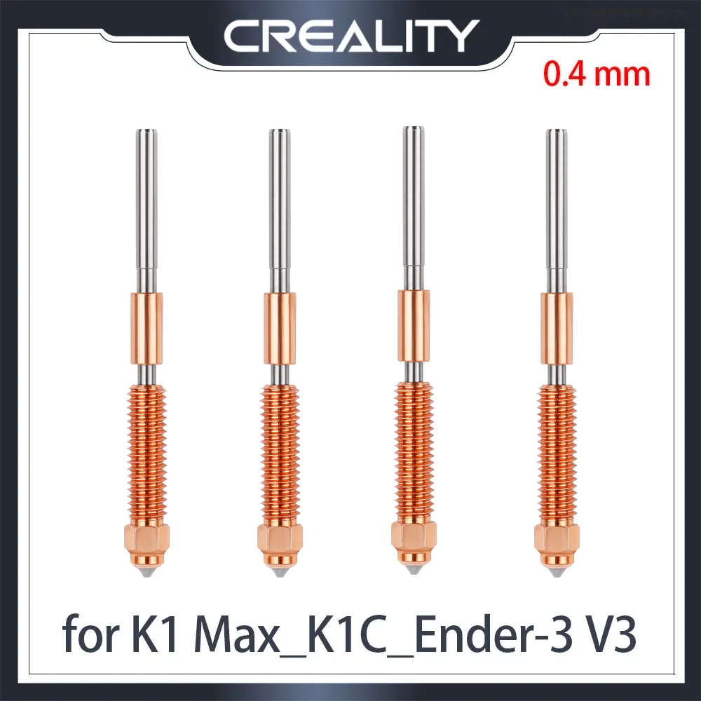 

Комплект Быстросъемных насадок Creality Unicorn для K1 Max_K1C_Ender-3 V3 0,4 мм, Модернизированный материал для высокопоточной печати с быстрой установкой