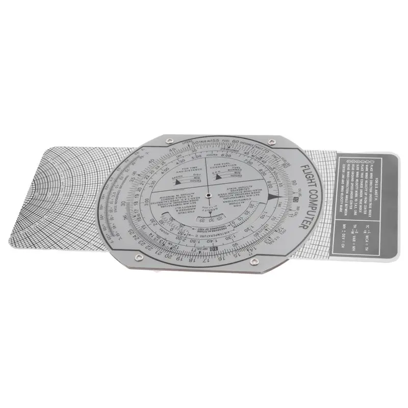 A20F-Flight Computer Aviation Plotter Circular Slide Rule Used In Aviation Flight Training Pilot Training, Internships