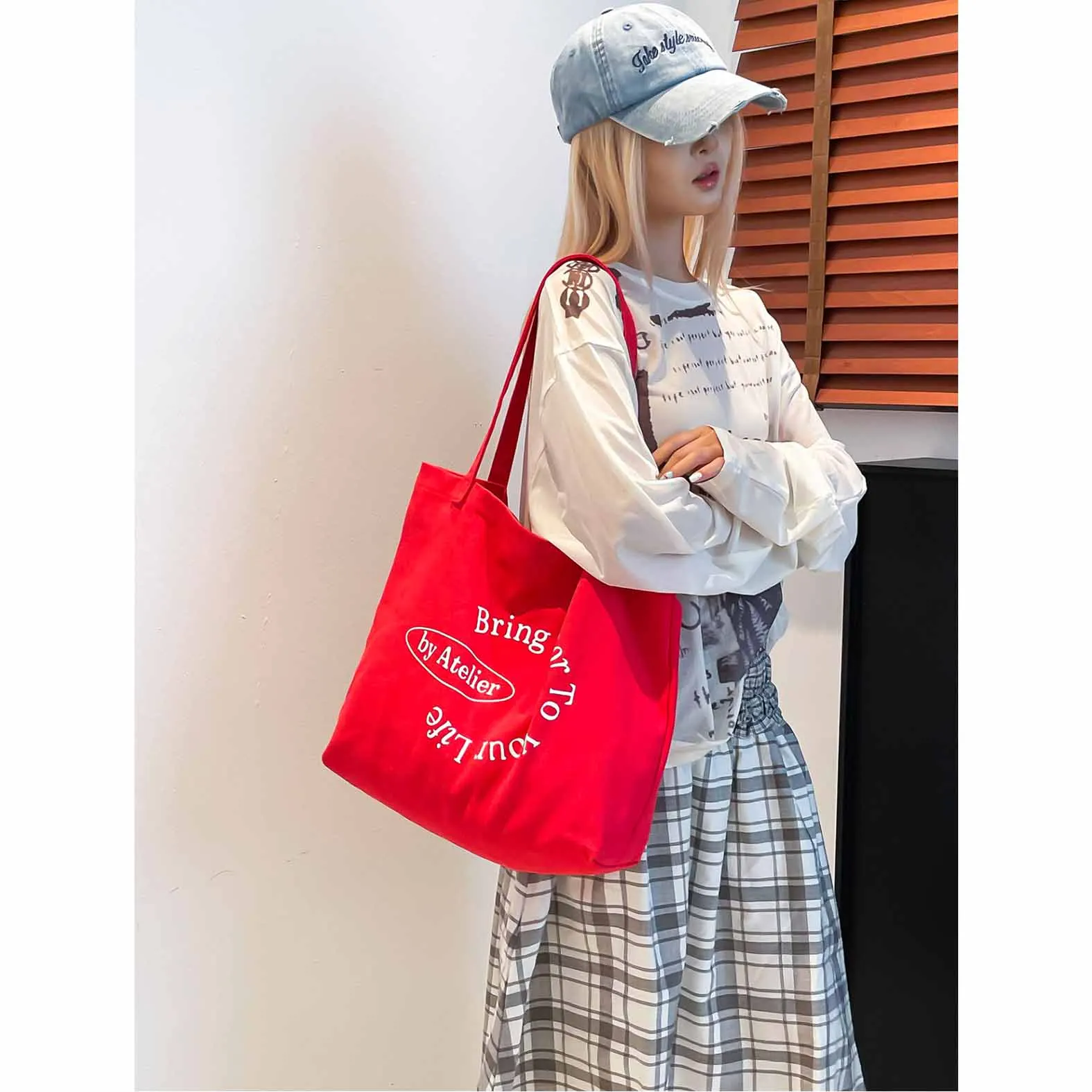 حقيبة قماش عصرية بتصميم متخصص حقيبة حمل نسائية 2025 حرف جديد للتنقل حقيبة كتف ذات سعة كبيرة #3