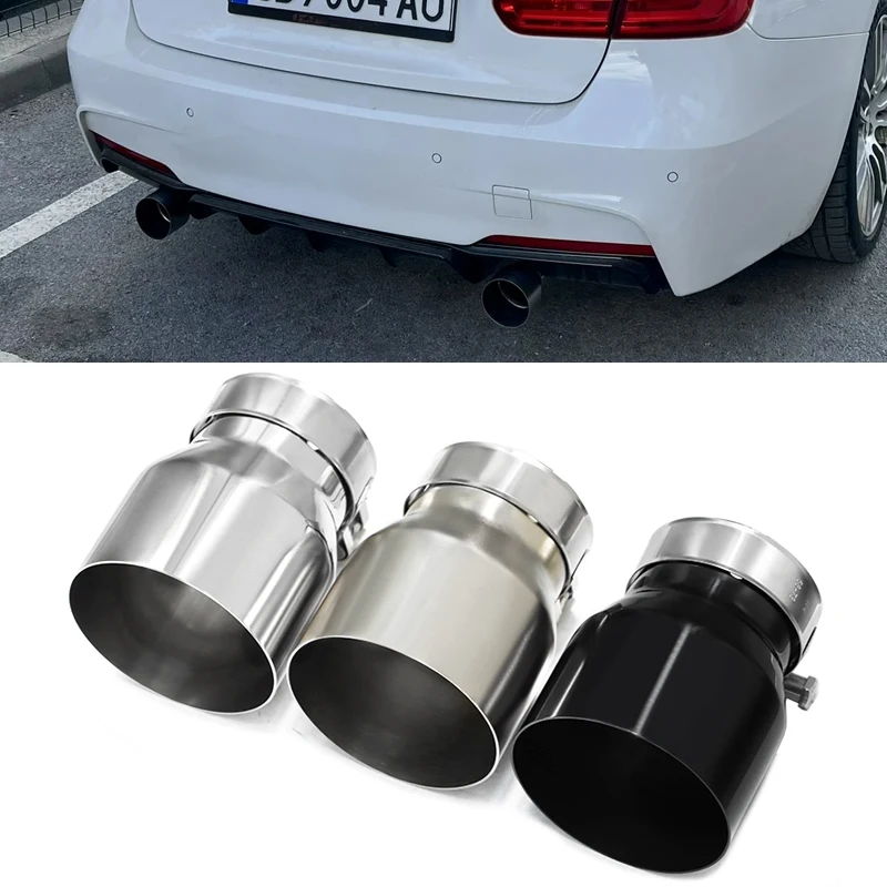 

2 шт./лот насадка на выхлопную трубу для BMW F22 F23 M235i M240i F20 F21 M135i M140i F30 F31 M335i M340i F32 F33 F36 M435i M440i Настройка глушителя