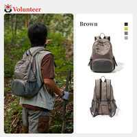 VOLUNTEER 15L Men's Travel Hiking Climbing Backpack Camping Waterproof Backpack for Men Casual Foldable Backpack Unisex 1857-08