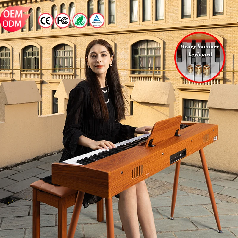 

Wholesale custom 88-key musical instruments Chinese upright piano keyboard