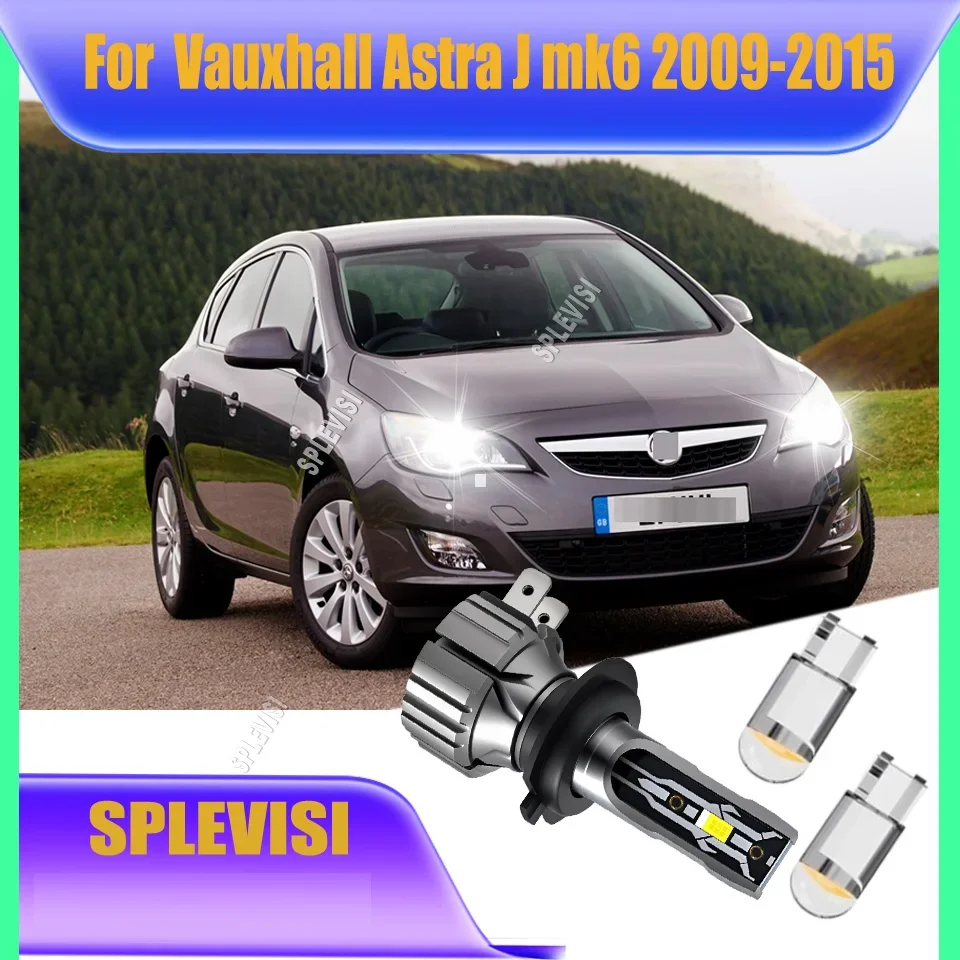 H7 CSP LED 75W White Headlight Bulbs -To Preventing Nighttime Accidents For Vauxhall Astra J mk6 2009 2010 2011 2012 2013-2015