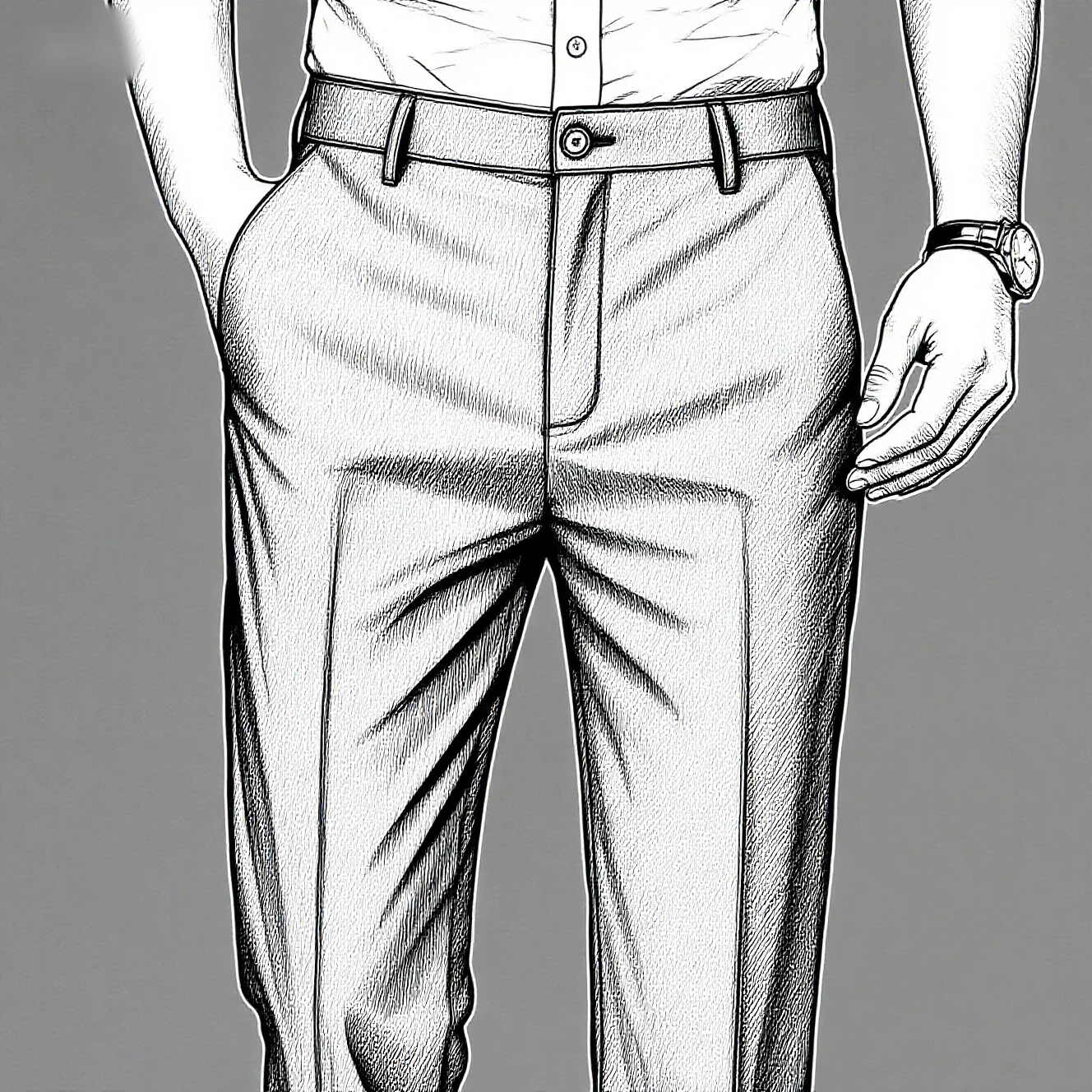 

Men's Spring and Autumn Thin Fashion Business Casual Pants Long Pants Men's Elastic Straight Leg Formal Pants Large Size 31-40
